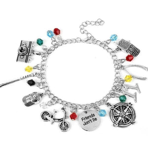 Stranger Things Charm Boho Bracelet Wristlet Movie Jewellery