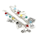 Stranger Things Charm Boho Bracelet Wristlet Movie Jewellery