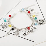 Stranger Things Charm Boho Bracelet Wristlet Movie Jewellery