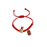 Chinese Red Rope Rabbit Peace Symbol Bracelet