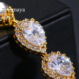 Water Drop Crystal Zircon Bracelet Elegant Wedding Gift