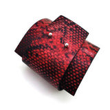 Snake Crack Wrap Leather Bracelet Women Gothic Jewelry Bangle