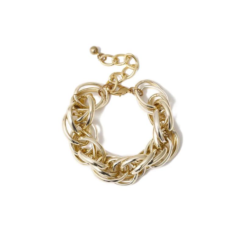Punk Chunky Chain Bracelets for Women Men Hand Jewelry