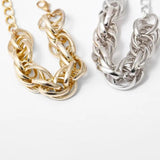 Punk Chunky Chain Bracelets for Women Men Hand Jewelry