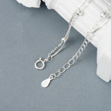 Double Layer Light Bead Bracelet for Women Glossy Snake Bone Chain Bracelets