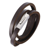 Punk Vintage Wrap Bracelets for Men and Women