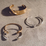XIYANIKE Silver Smooth Bracelet Fresh Retro Cold Wind Jewelry Gift