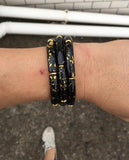 Colorful Speckled Acrylic Bamboo Bracelet for Women