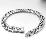 Stainless Steel Bracelet Men Jewelry Cuban Chain Bracelets