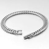Stainless Steel Bracelet Men Jewelry Cuban Chain Bracelets