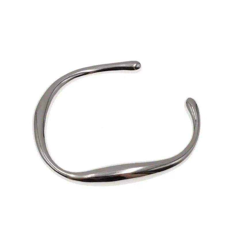 XIYANIKE Silver Solid Irregular Bracelet Female