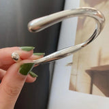 XIYANIKE Silver Solid Irregular Bracelet Female