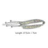 Full Rhinestone Bracelet Long Tassel Crystal Bangles
