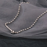 Foxanry Silver Good Luck Bracelet for Women Vintage Bead Chain Bangles