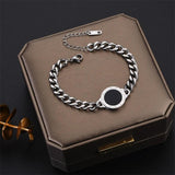 316L Stainless Steel Women's Roman Numerals Bracelet