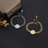 316L Stainless Steel Women's Roman Numerals Bracelet