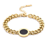 316L Stainless Steel Women's Roman Numerals Bracelet