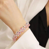 Adjustable Stone Beads Bracelet Women Crystal Jewelry