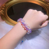 Adjustable Stone Beads Bracelet Women Crystal Jewelry