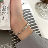 Mewanry Silver Fish Bracelet Vintage Party Jewelry for Women
