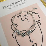 Vintage Elephant Ancient Coins Silver Bracelet For Women Men