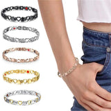 Magnetic Slimming Bracelet Charm Wristbands Jewelry Health Care
