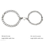 Heart Magnet Attraction Bracelet Set for Couples
