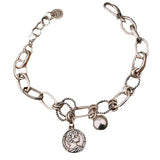 Mewanry Silver Bead Bracelet Vintage Punk Party Jewelry Women