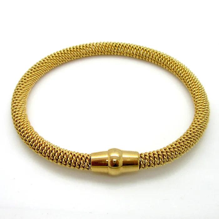 Stainless Steel Twisted Chain Bracelet For Women