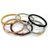 Stainless Steel Twisted Chain Bracelet For Women