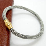 Stainless Steel Twisted Chain Bracelet For Women