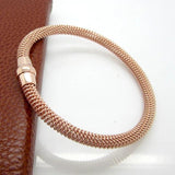 Stainless Steel Twisted Chain Bracelet For Women