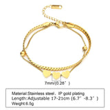 Layered Bracelets for Women, Heart Coin Charm Bracelet, Roman Numeral Shell