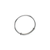 Foxanry Minimalist Silver Couples Bracelet for Women