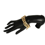 Boho Punk Heavy Metal Chain Bracelet Bangle Steampunk Indian Lock Bracelets