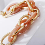 Boho Punk Heavy Metal Chain Bracelet Bangle Steampunk Indian Lock Bracelets
