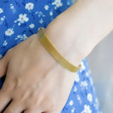 Stainless Steel Mesh Link Bracelet Hand Chain Jewelry