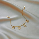 316L Stainless Steel Women's Butterfly Pendant Bracelet