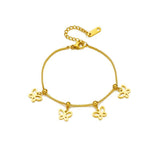 316L Stainless Steel Women's Butterfly Pendant Bracelet