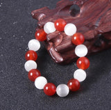 Fruits Basket Kyo Sohma Bracelet Red Crystal Beads Bangle Cosplay Jewelry