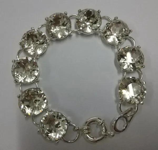 Glass Stone Bangle Bracelet Jewelry for Women