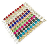 Glass Stone Bangle Bracelet Jewelry for Women
