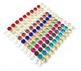 Glass Stone Bangle Bracelet Jewelry for Women