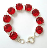Glass Stone Bangle Bracelet Jewelry for Women