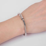 Silver Punk Buddha Bracelet for Women Charms Bracelets