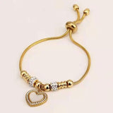 Stainless Steel Demon Eye Bracelet Vintage Jewelry Women Accesories