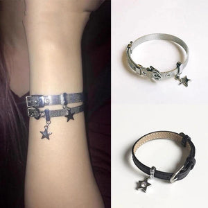 Star Charms Bracelets Punk Harajuku Bangles for Women