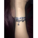 Star Charms Bracelets Punk Harajuku Bangles for Women