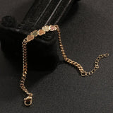 Love Heart Bracelet With Zircon Crystal 18K Plate Bangle