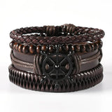 Vintage Multilayer Tree Of Life Owl Leather Bracelet